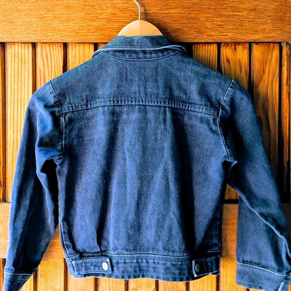 Vintage 1970s unisex kids denim jean Jacket Farah - Picture 2 of 5